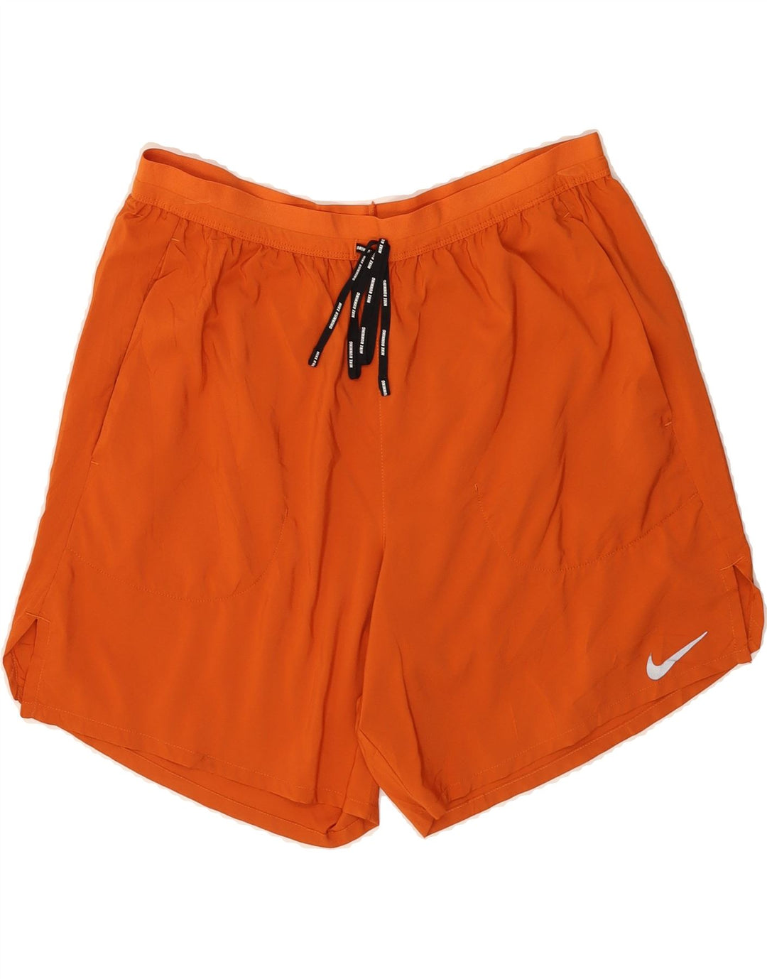 NIKE Womens Sport Shorts UK 14 Large Orange Polyester Vintage Nike and Second-Hand Nike from Messina Hembry 