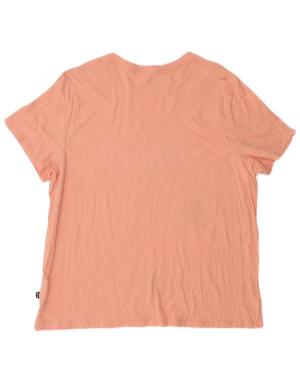 Женская футболка с рисунком PUMA Top UK 18 XL, розовый хлопок