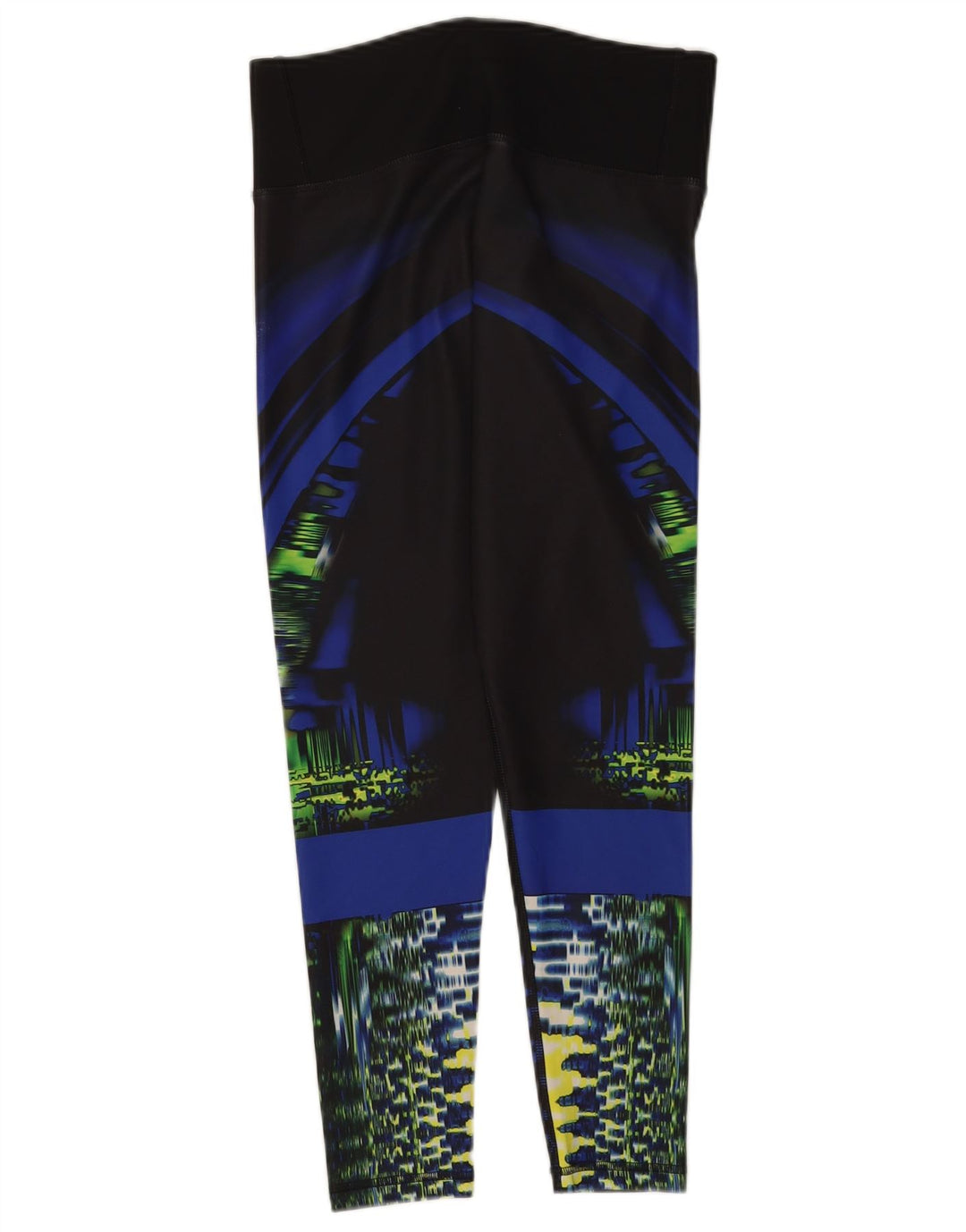 Женские леггинсы Adidas Climalite с абстрактным узором, Великобритания, 8/10, маленькие, черные