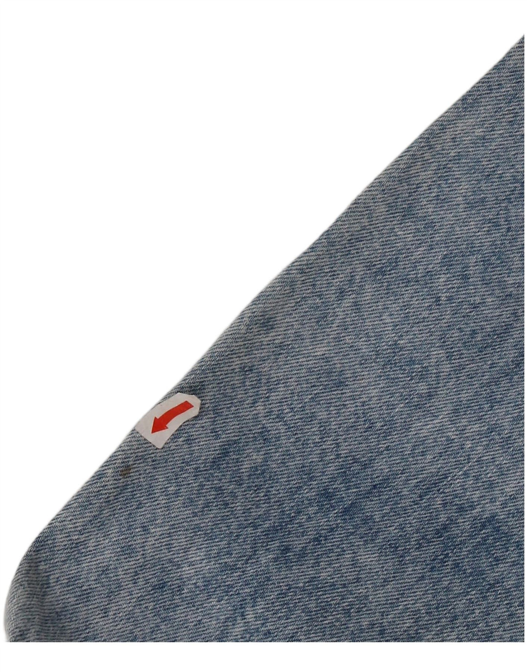 Винтажная женская джинсовая куртка UK 12, хлопок среднего синего цвета