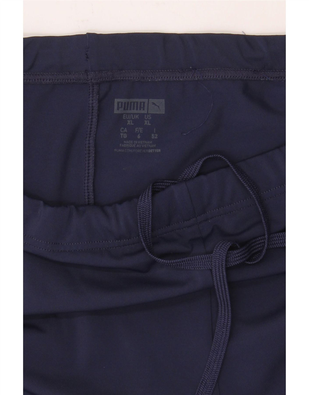 PUMA Boys Sport Shorts 13-14 Years XL Navy Blue Polyester Vintage Puma and Second-Hand Puma from Messina Hembry 