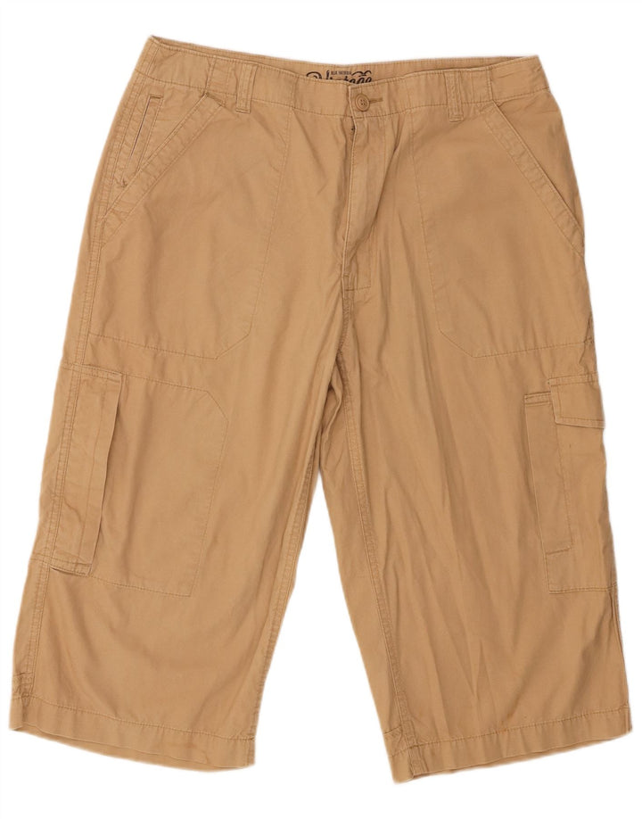 Мужские шорты-бермуды Marks & Spencer Blue Harbour W34, большие, бежевые
