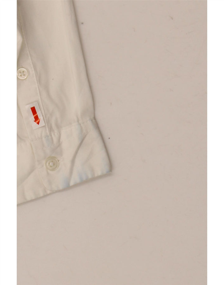 Рубашка United Colors of Benetton для мальчиков 10–11 лет, размер XL, белый хлопок