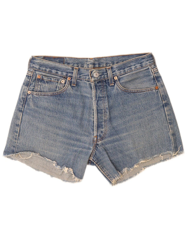 Женские джинсовые шорты Levi's 501 W32, большие синие