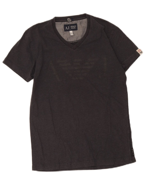 Женская футболка с рисунком Armani Jeans Top UK 6 XS Серая