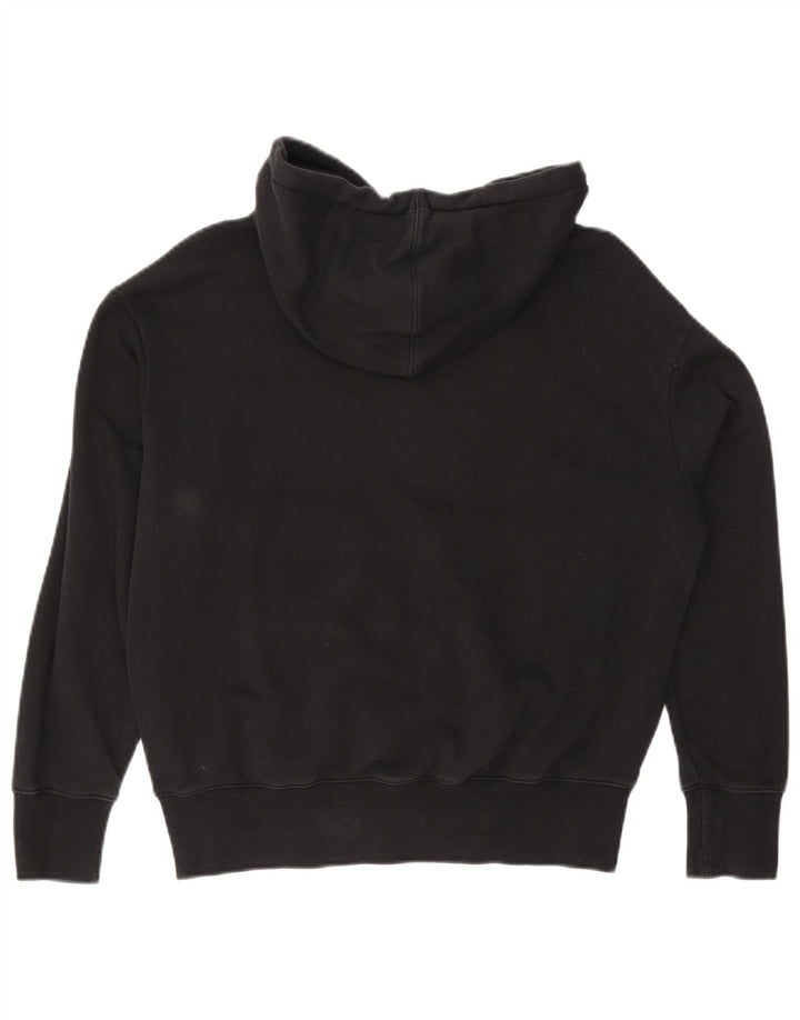 Женский джемпер с капюшоном NIKE Air Oversized с рисунком UK 6 XS, черный хлопок