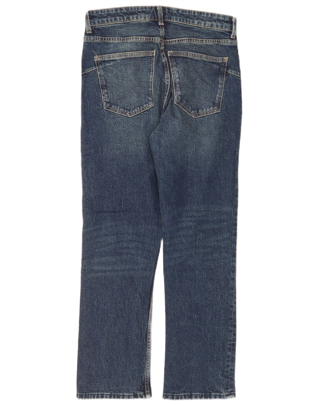Женские прямые джинсы Zara EU 40 Medium W30 L28 Темно-синие