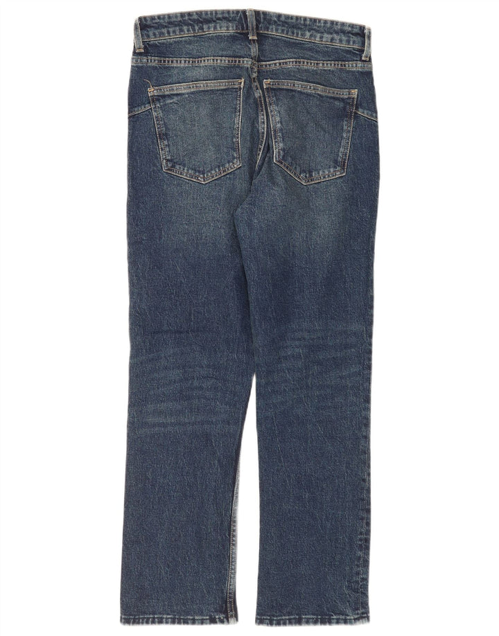Женские прямые джинсы Zara EU 40 Medium W30 L28 Темно-синие