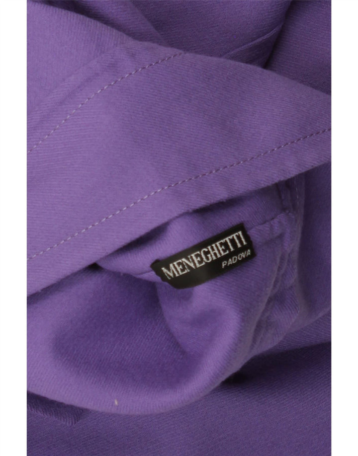 ВИНТАЖНЫЙ женский пиджак на 4 пуговицах, Великобритания 16, большой фиолетовый