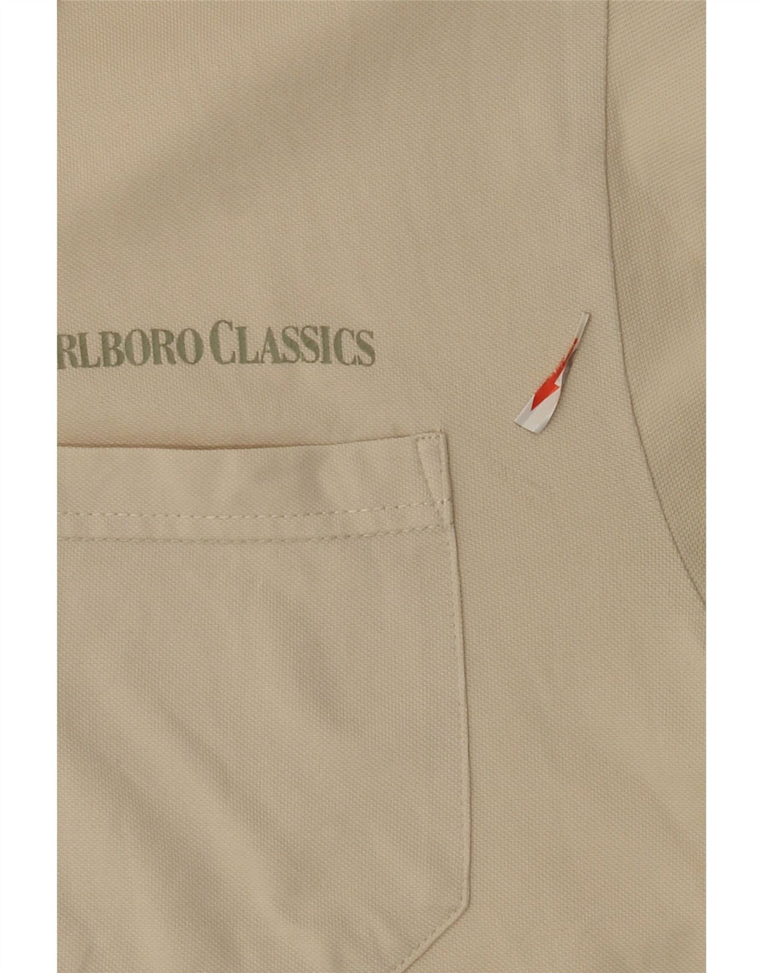 Мужская рубашка поло Marlboro Classics, средний цвет, белый хлопок