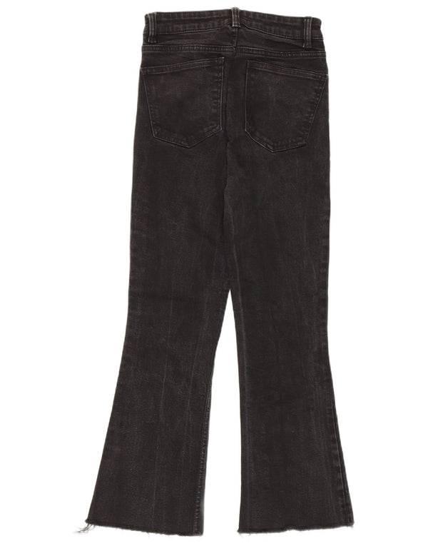 Женские расклешенные джинсы Zara EU 36 XS W26 L26, черный хлопок