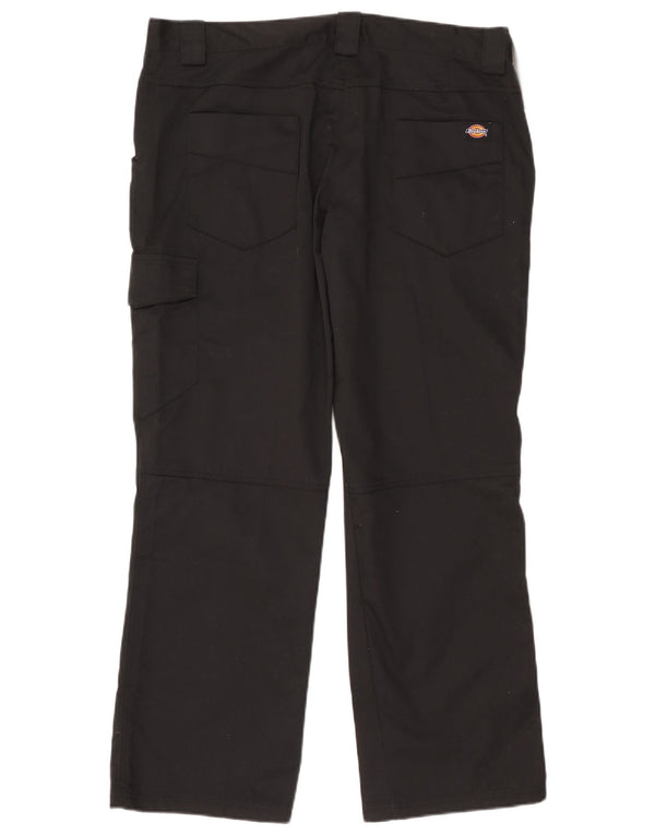 Dickies Женские прямые брюки-карго UK 18 XL W38 L32 Черный полиэстер