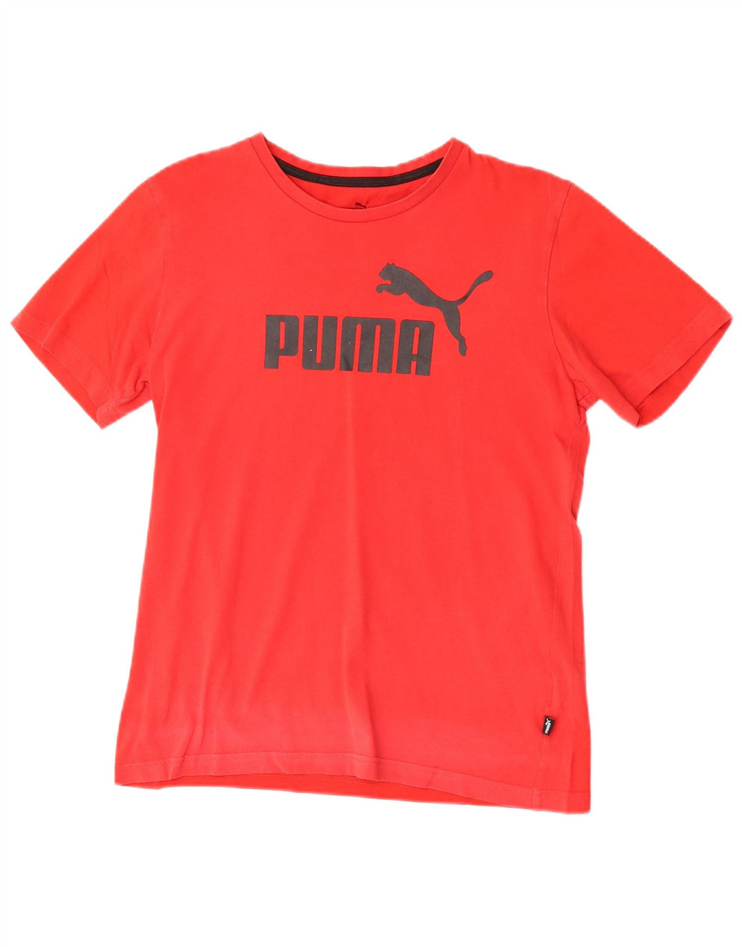 Мужская футболка с рисунком Puma, маленький красный хлопок