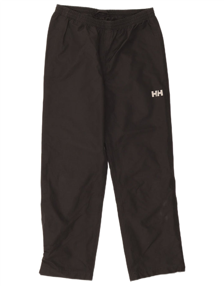 Брюки-ветровки Helly Hansen для мальчиков 11-12 лет, черный полиэстер