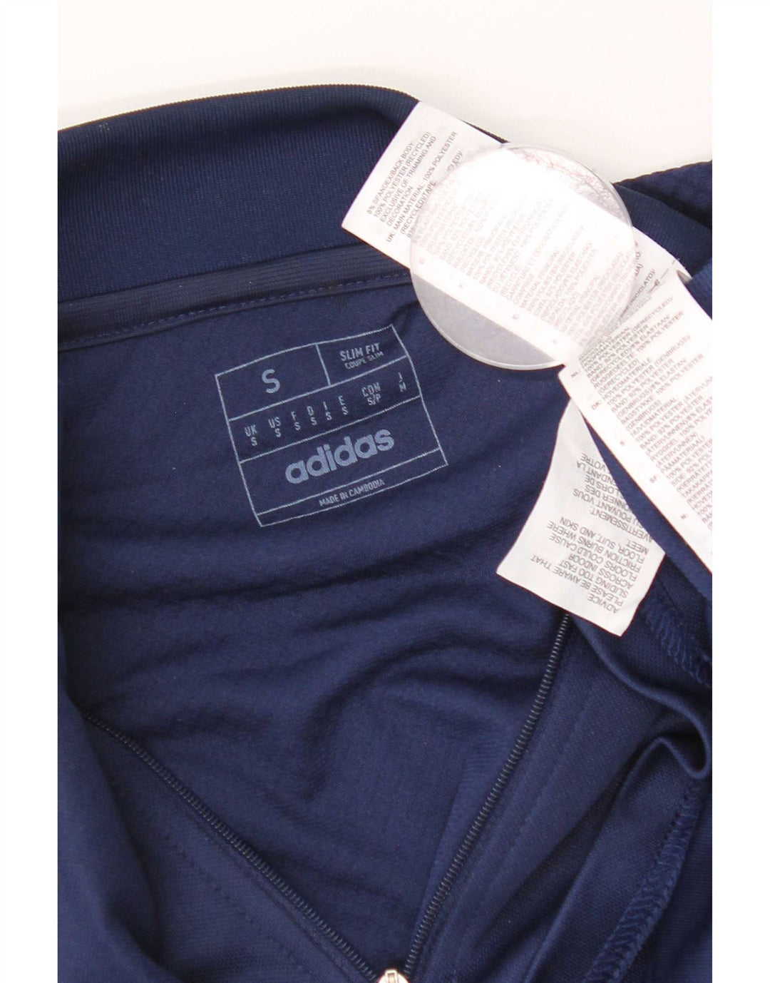 Мужской пуловер Adidas Aeroready Slim Fit, спортивный костюм, маленький темно-синий