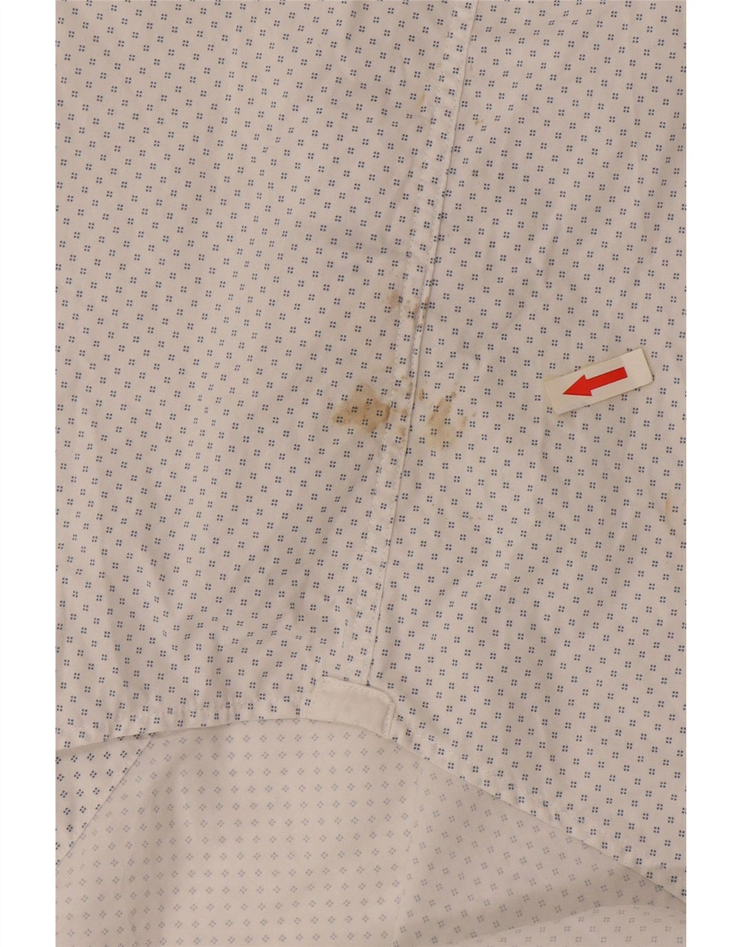 Мужская рубашка обычного кроя Tommy Hilfiger XL, хлопок в белые пятна