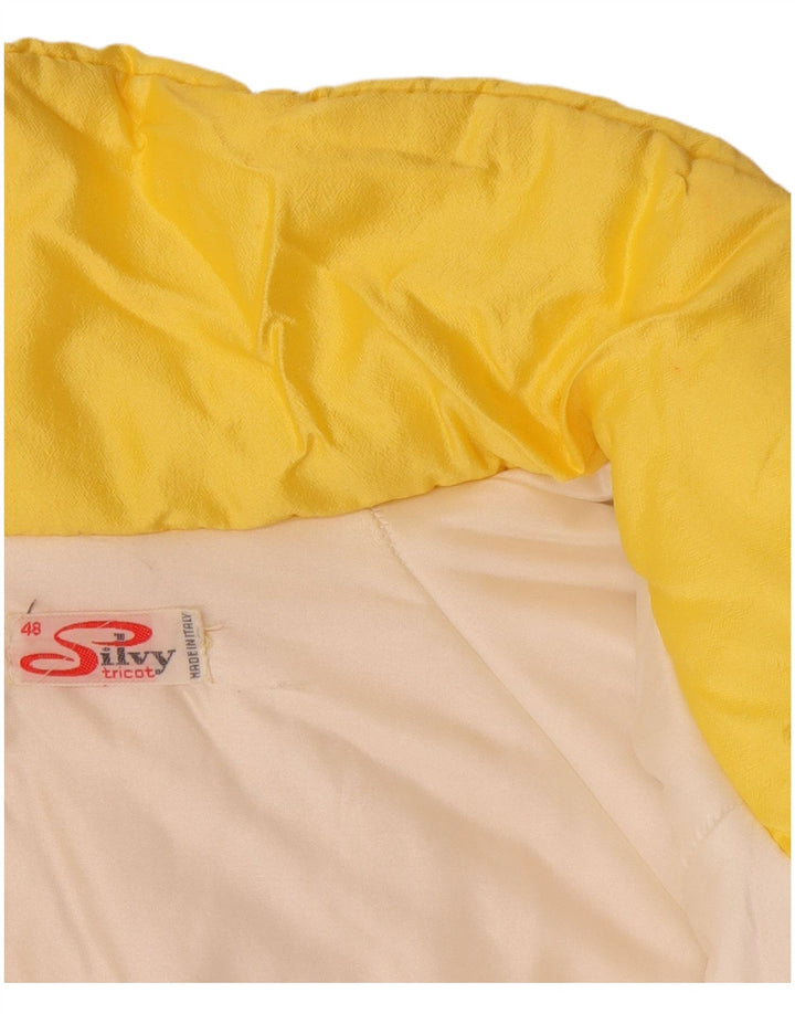 Женская лыжная куртка оверсайз с графическим рисунком Silvy IT 48 XL, желтый полиэстер