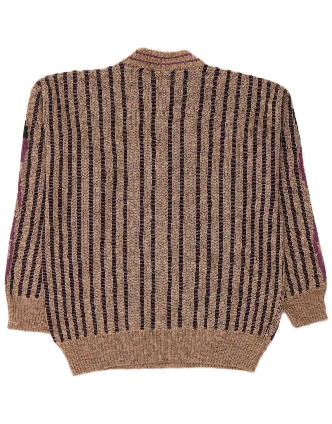 Мужской джемпер MAPIER с круглым вырезом, большой серый в полоску