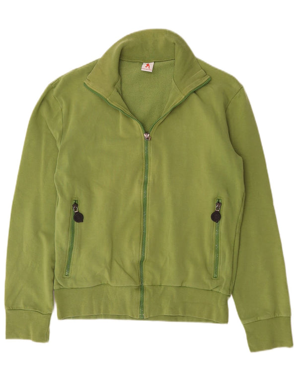 Bikkembergs Mens Graphic Tracksuit Top Jacket Medium Green Cotton