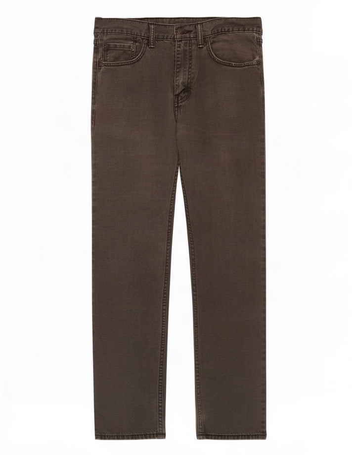 Мужские прямые джинсы Levi's 505 W32 L30 серые, хлопок