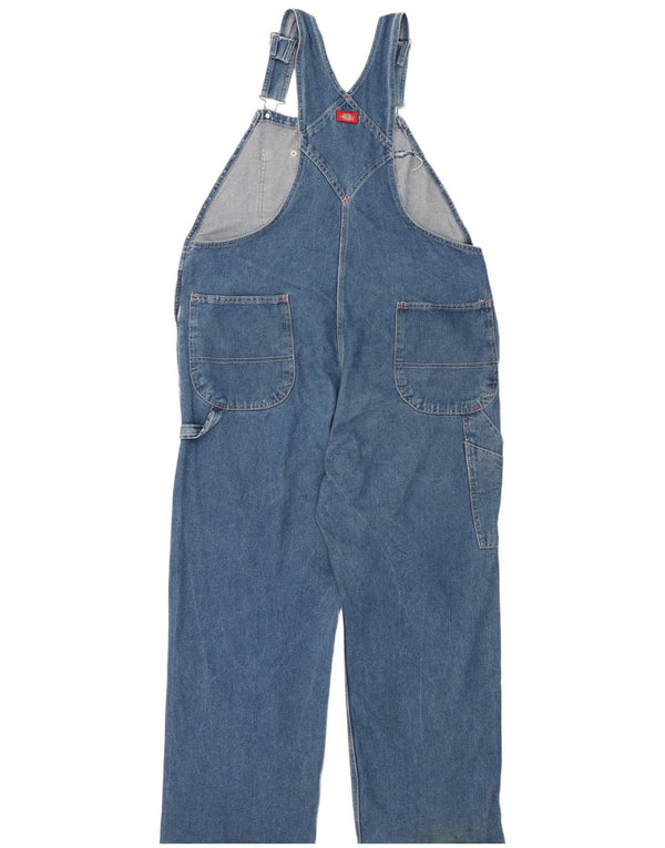 Dickies Mens Carpenter Dungarees Straight Jeans W40 L30 Blue Cotton