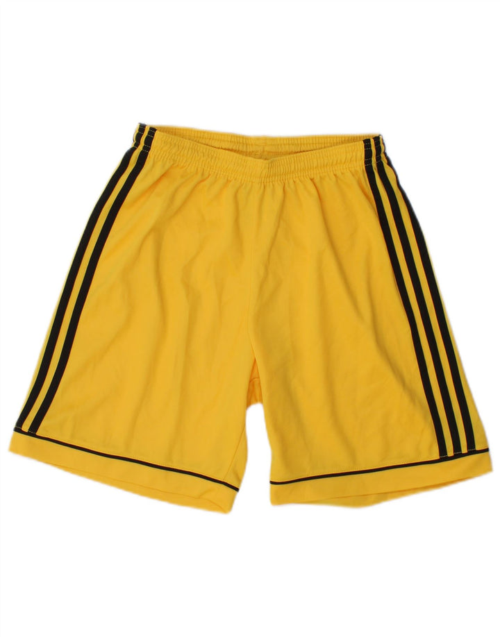 Мужские спортивные шорты Adidas Climalite, маленький желтый полиэстер