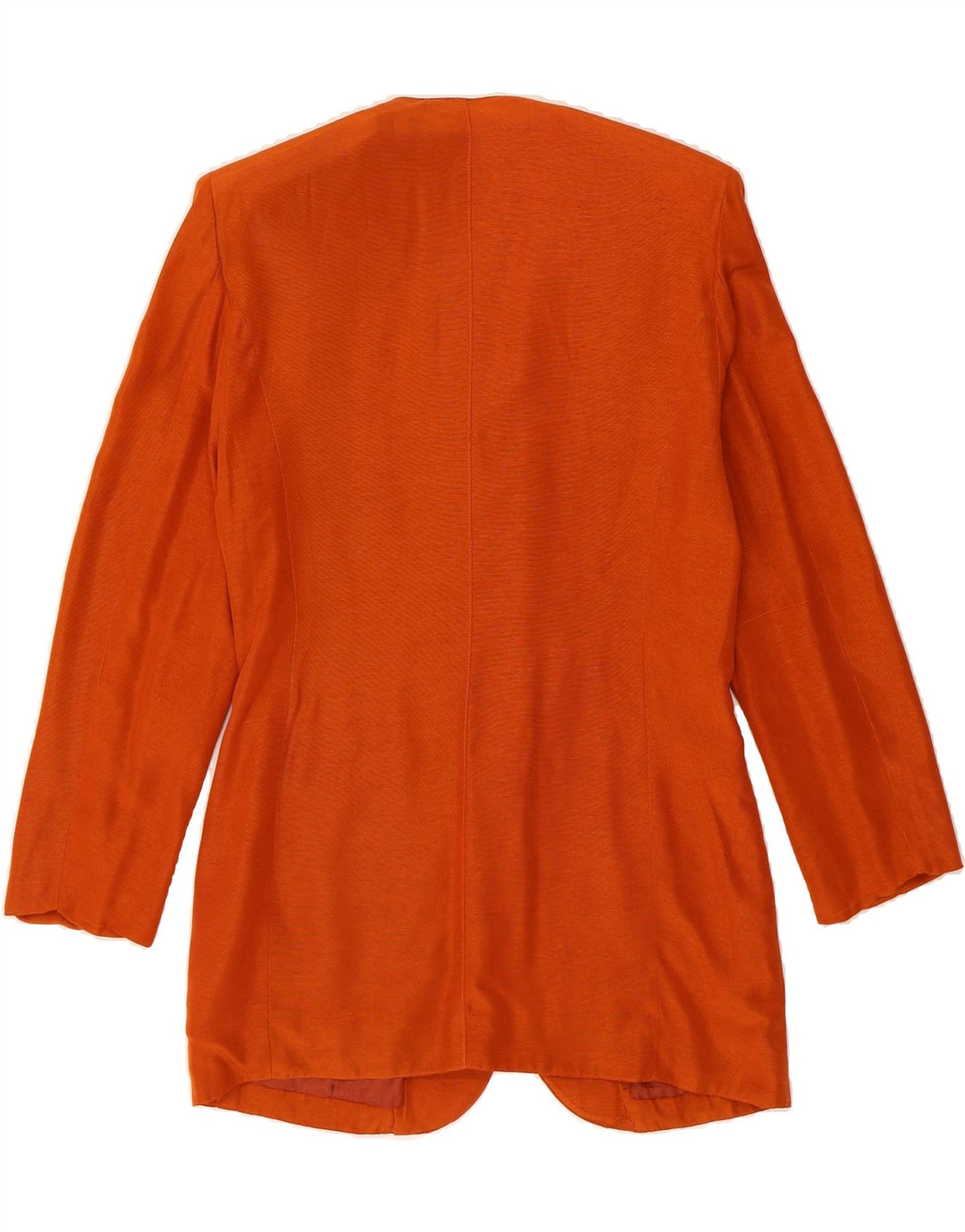 ZOE Womens 2 Button Blazer Jacket IT 44 Medium Orange Vintage Zoe and Second-Hand Zoe from Messina Hembry 