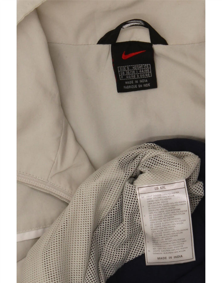 Мужской спортивный костюм Nike Top Jacket UK 36/38, маленький серый полиэстер с цветными блоками