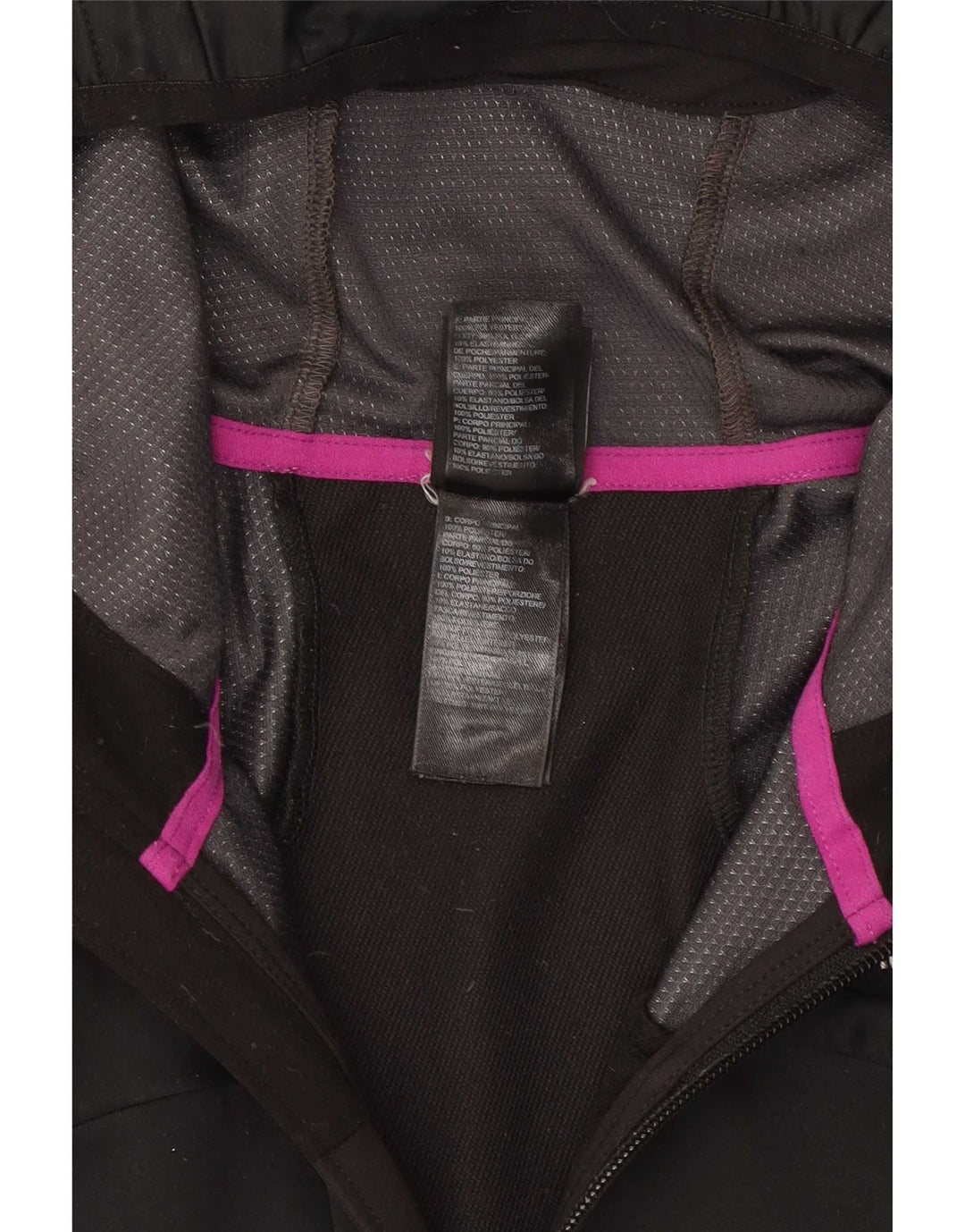 Женский спортивный костюм The North Face, верхняя куртка UK 10, маленький черный цвет с цветными блоками