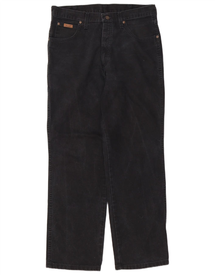Мужские прямые джинсы Wrangler Ohio W33 L30, черный хлопок