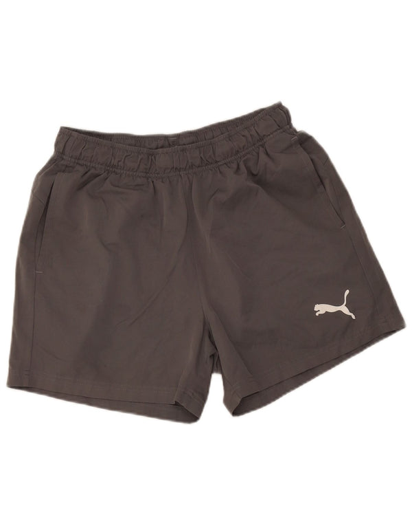 Женские спортивные шорты Puma UK 14, средний серый полиэстер