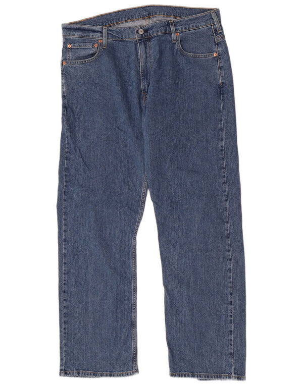 Мужские прямые джинсы свободного кроя Levi's 569 W36 L32, синий хлопок