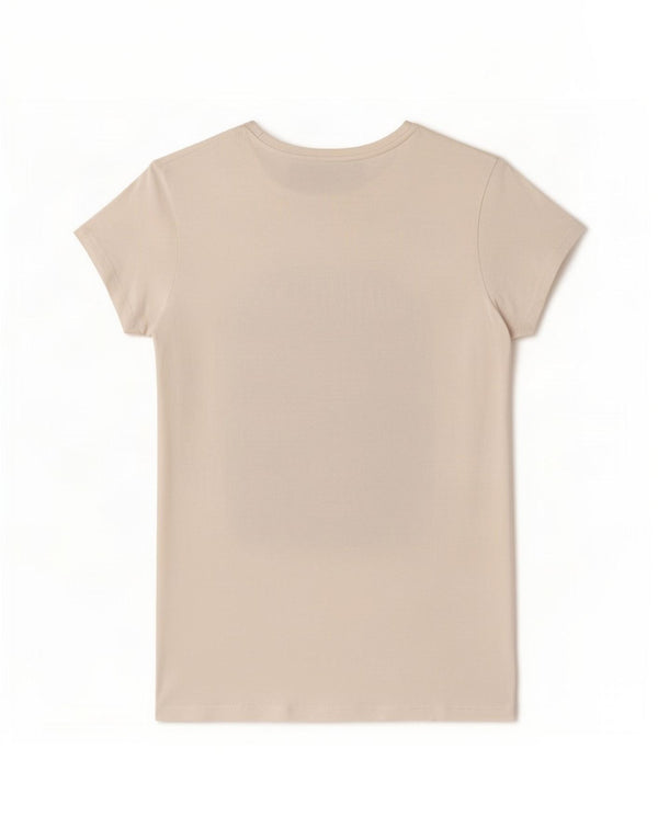 Женская футболка с рисунком Zara Top UK 8, маленький белый хлопок