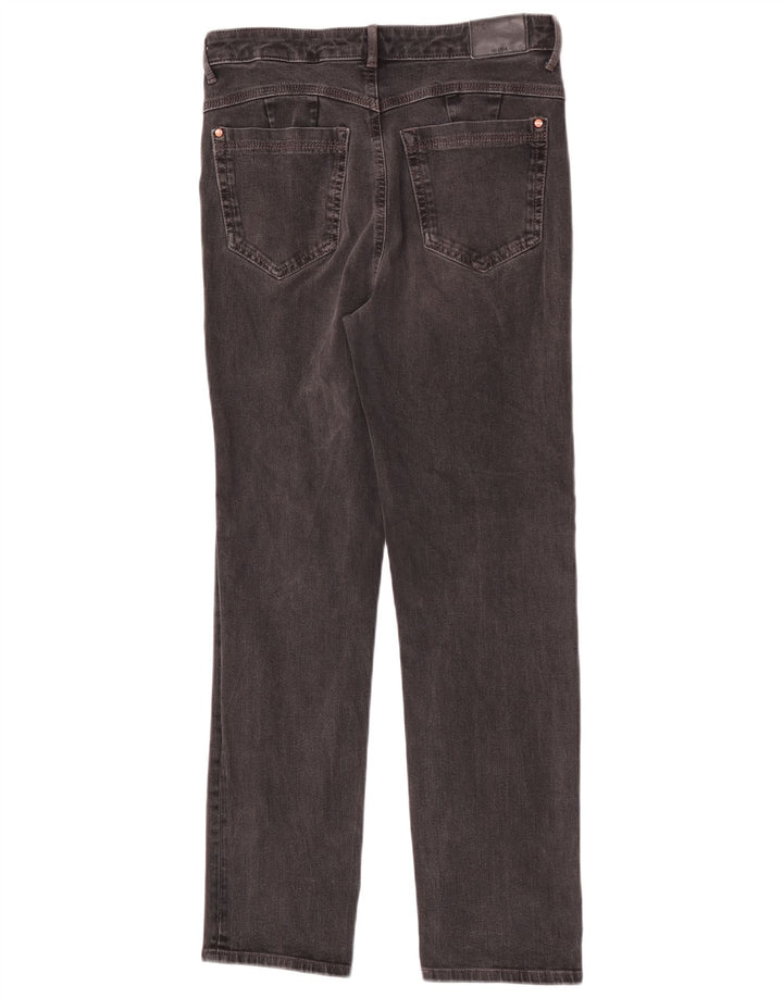 Женские джинсы узкого кроя Marks & Spencer UK 12 Medium W30 L28, черный хлопок