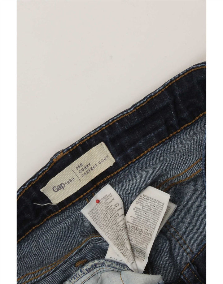 Женские джинсы Gap Curvy Bootcut W26 L30, темно-синие, хлопок