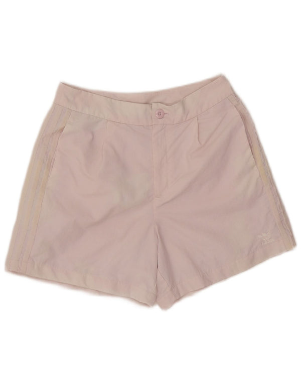 Женские шорты чинос Adidas UK 12 Medium W28 Розовый нейлон