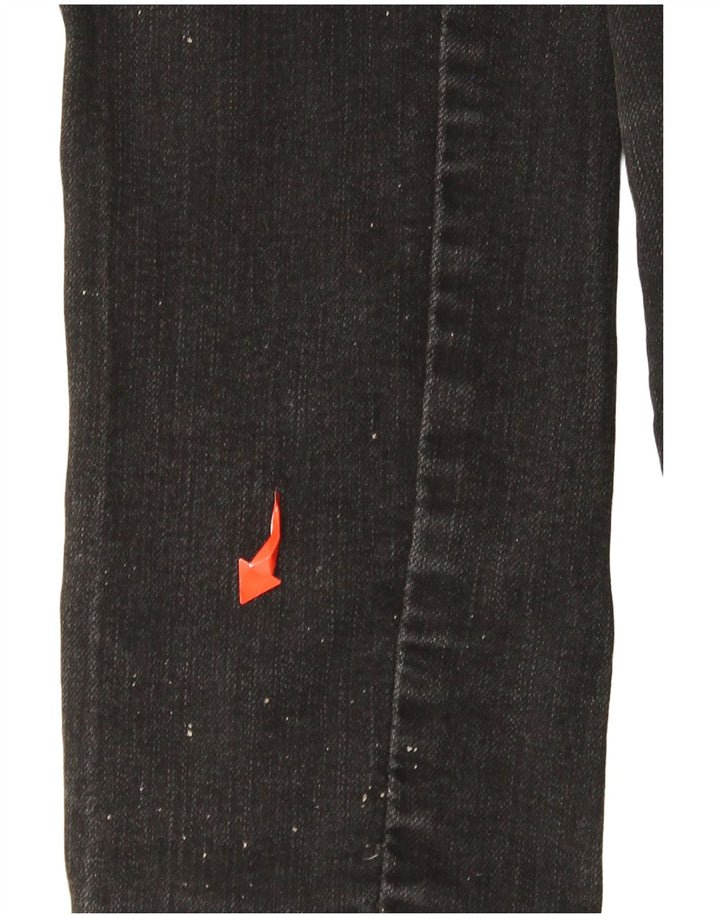 Женские джинсы скинни с низкой талией LEVI'S Demi Curve W26 L32 Серый хлопок