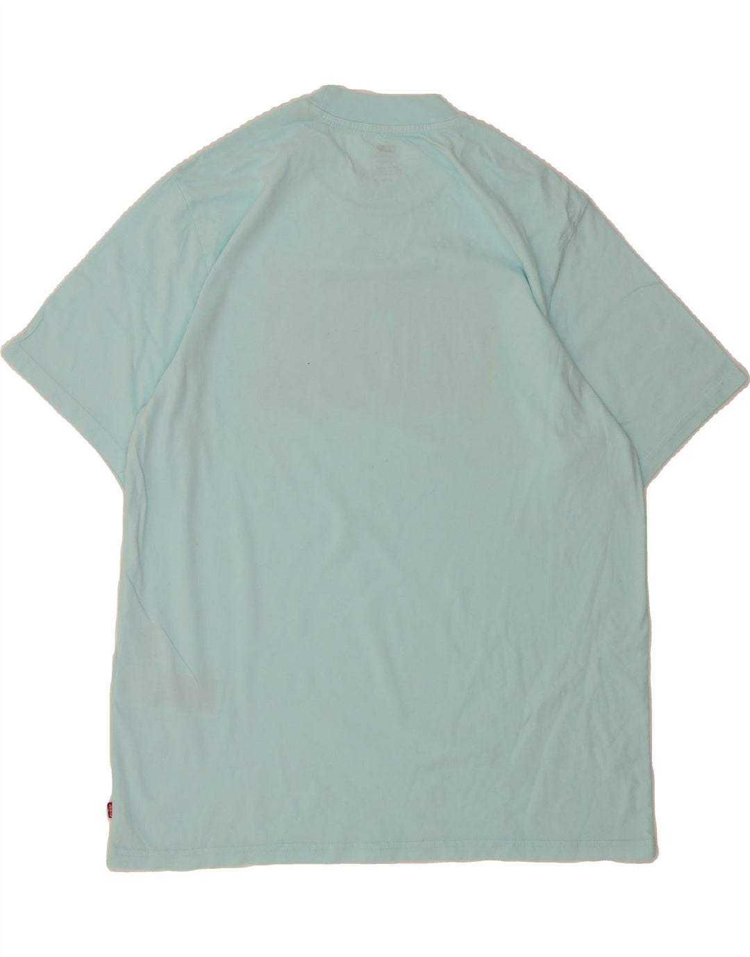 LEVI'S Mens Oversized Graphic T-Shirt Top Medium Blue Cotton Vintage Levi's and Second-Hand Levi's from Messina Hembry 