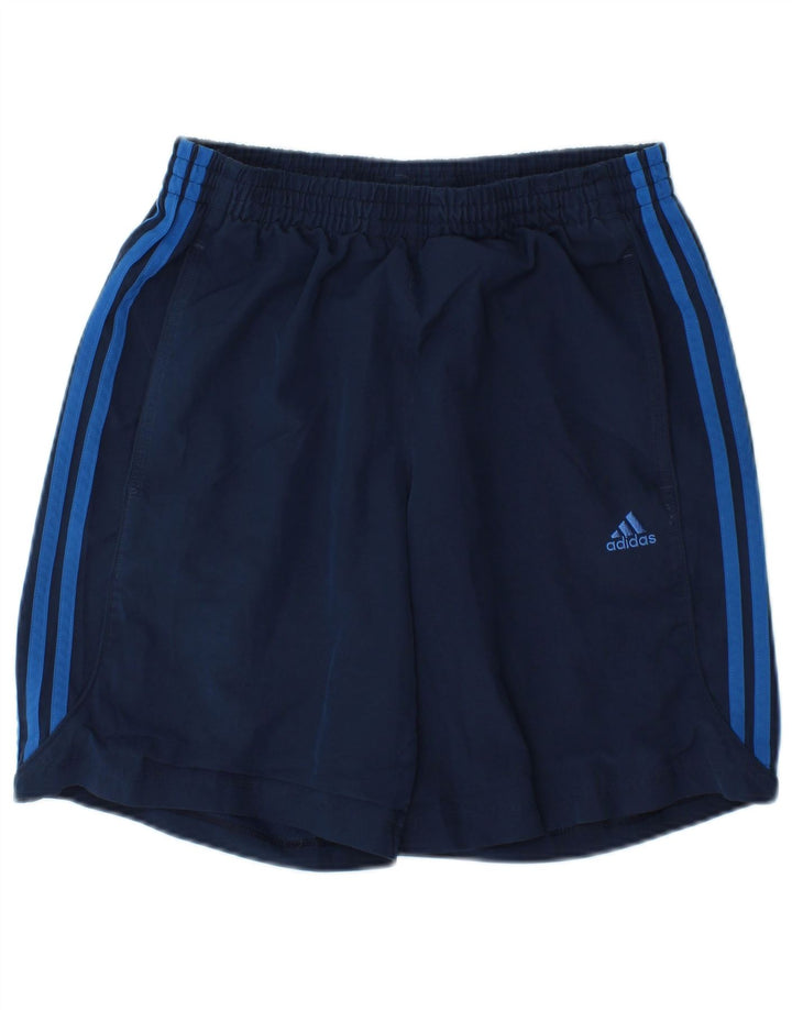 Мужские спортивные шорты Adidas, маленькие, темно-синие, полиэстер