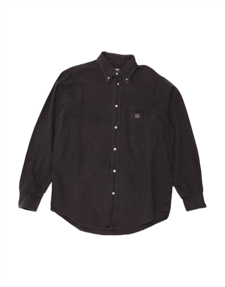 MURPHY & NYE Mens Shirt Large Black Cotton