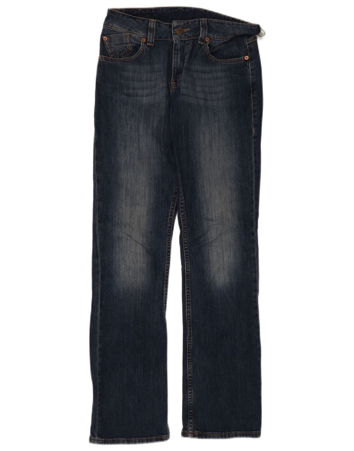 MUSTANG Womens Straight Jeans W30 L34 Blue Cotton