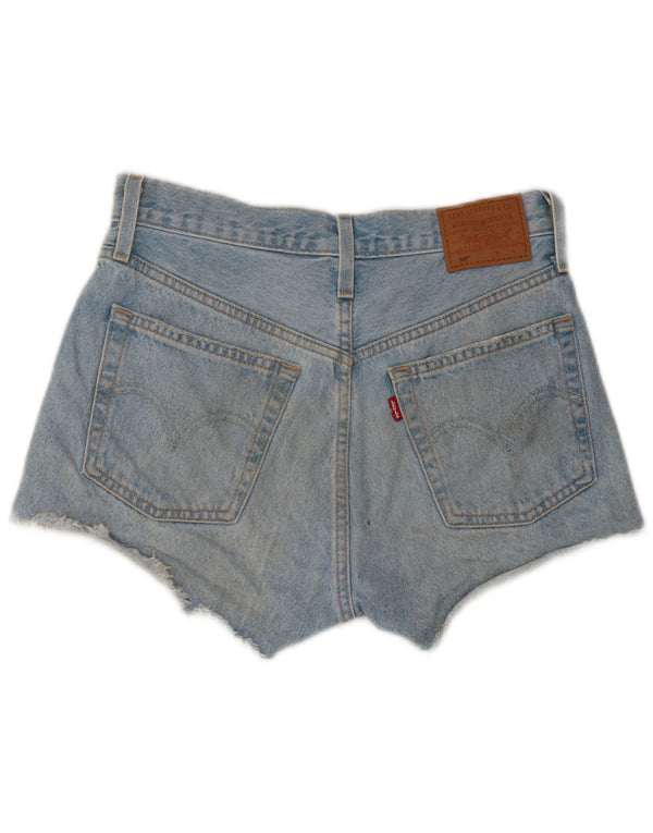 Женские джинсовые шорты Levi's 501 W26, маленькие синие, хлопок