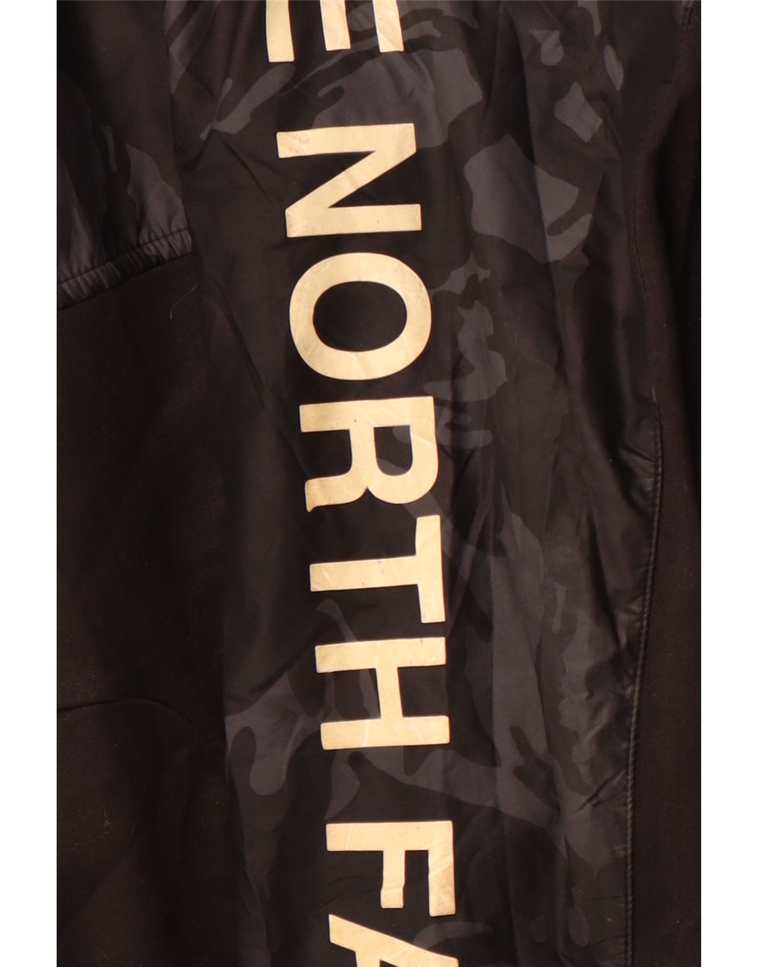 Мужской свитер с капюшоном на молнии с графическим рисунком THE NORTH FACE, маленький черный спортивный цвет