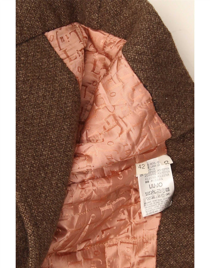 Женское пальто Liu Jo IT 42 Medium Brown Wool