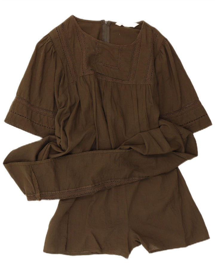 Женский комбинезон Zara UK 14, средний хаки