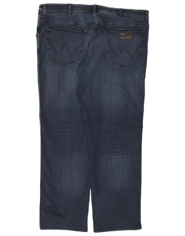 Мужские прямые джинсы Wrangler Texas W44 L32, синий хлопок
