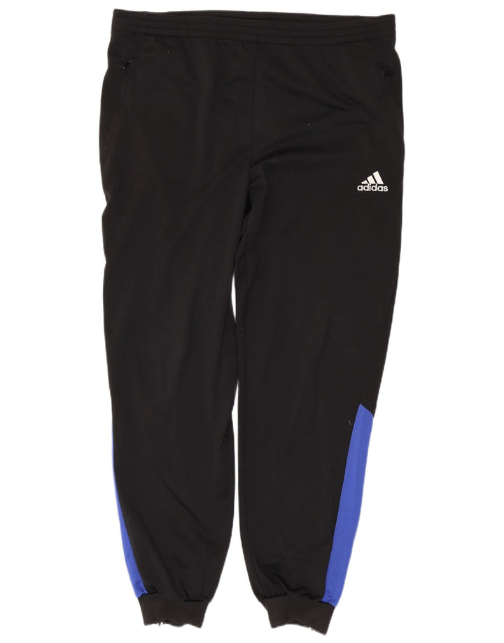 Мужские спортивные брюки Adidas Joggers UK 44/46, большой черный полиэстер