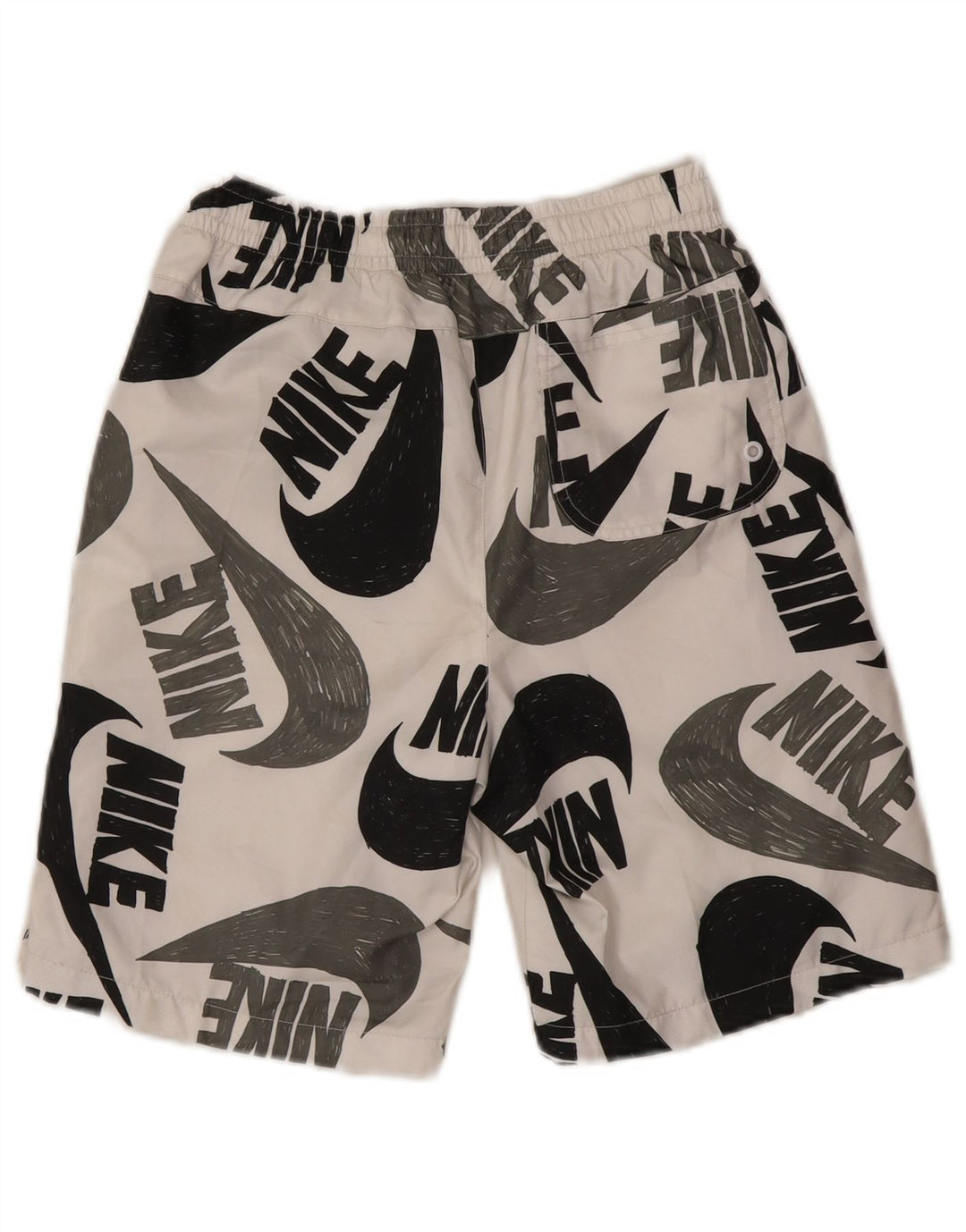 Спортивные шорты Nike для мальчиков с графикой, 12–13 лет, большие размеры, белый полиэстер
