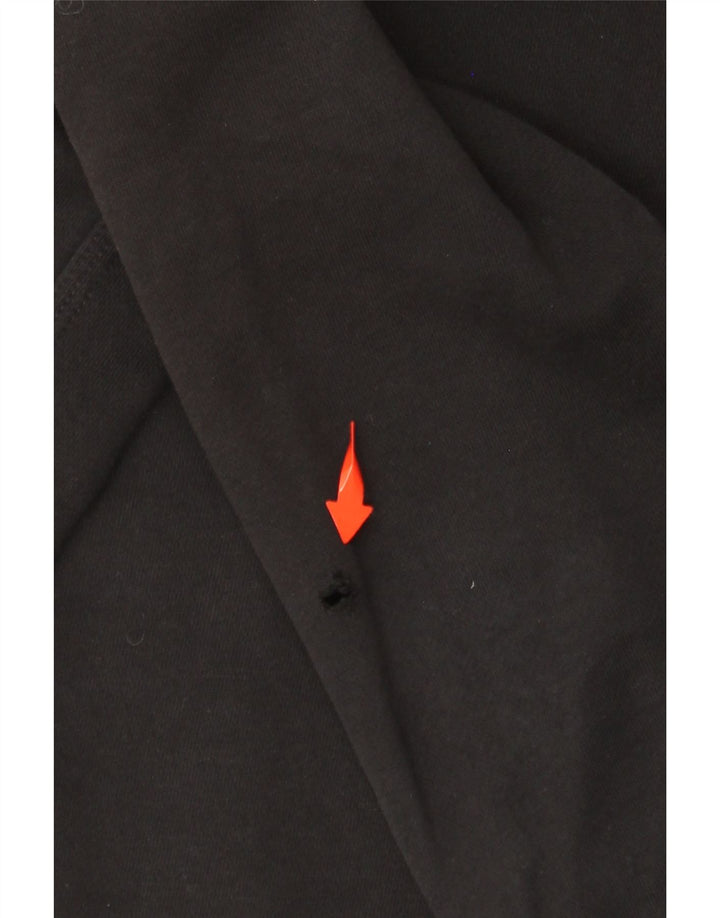 Джемпер с капюшоном NIKE для мальчиков 12–13 лет, большой размер, черный хлопок