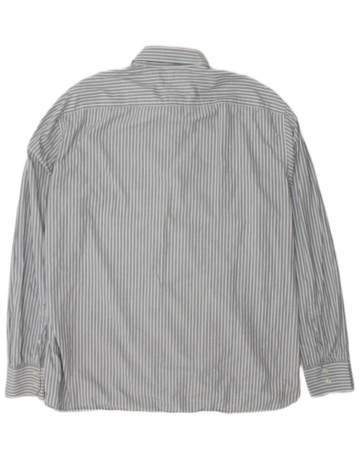 Мужская рубашка Tommy Hilfiger 2XL, хлопковая серая полоска